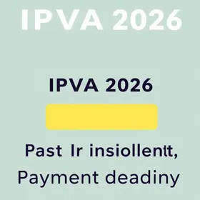 prazo para pagar sexta e última parcela do IPVA 2026