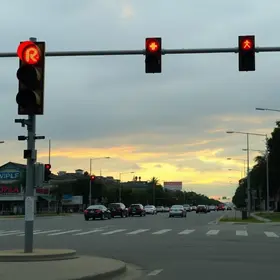 avançar sinal vermelho de madrugada