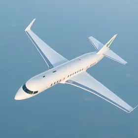 avião híbrido de passageiros