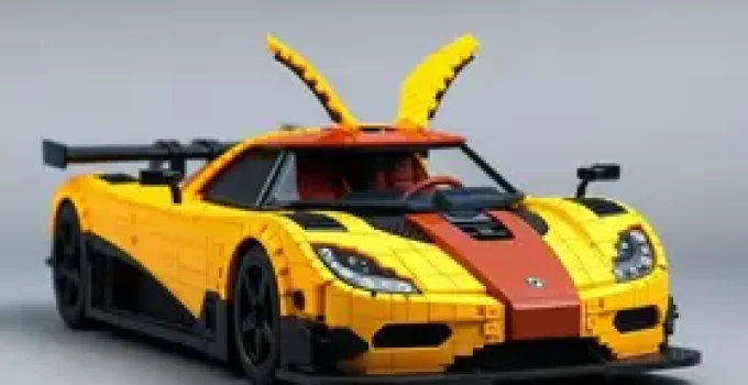 Koenigsegg com 300 mil peças de Lego