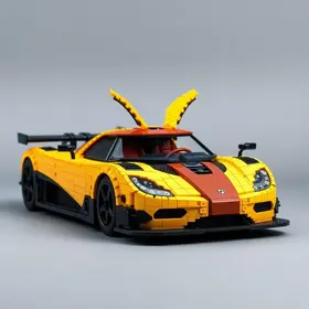 Koenigsegg com 300 mil peças de Lego