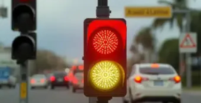 multas por avanço de sinal vermelho