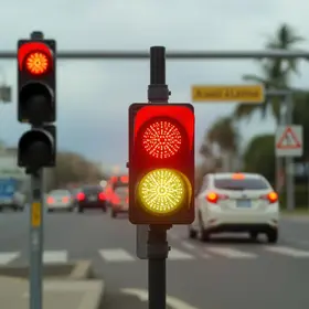 multas por avanço de sinal vermelho
