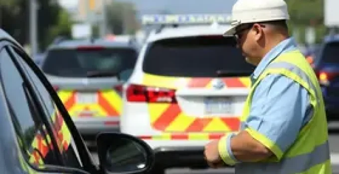 Operação de trânsito em Bertioga