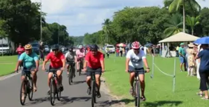 passeio ciclístico em Piracicaba