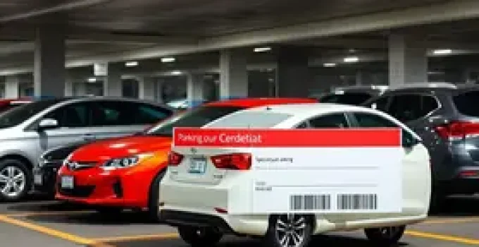 credencial de estacionamento