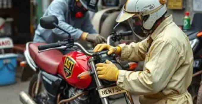 motocicleta adulterada