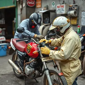 motocicleta adulterada