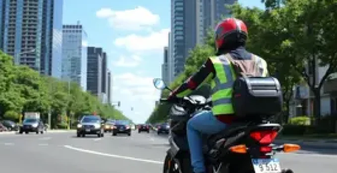 direção defensiva para motociclistas