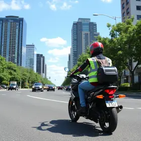 direção defensiva para motociclistas