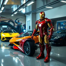garagem do Homem de Ferro