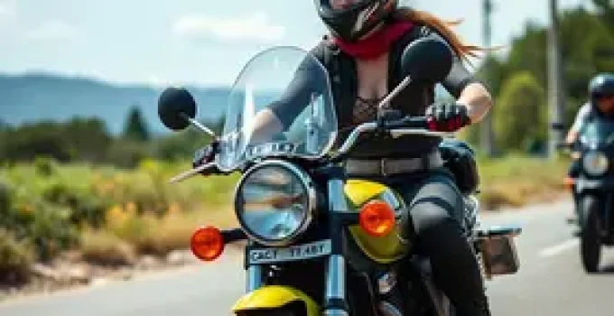 mulheres e motocicletas