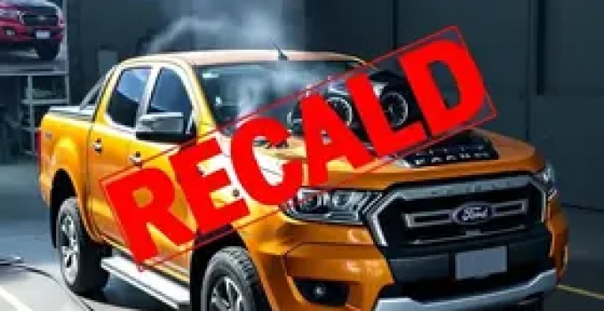RECALL: Ford Ranger, modelo 2026, equipado com motor 3.0L