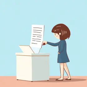 descarte irregular de santinhos